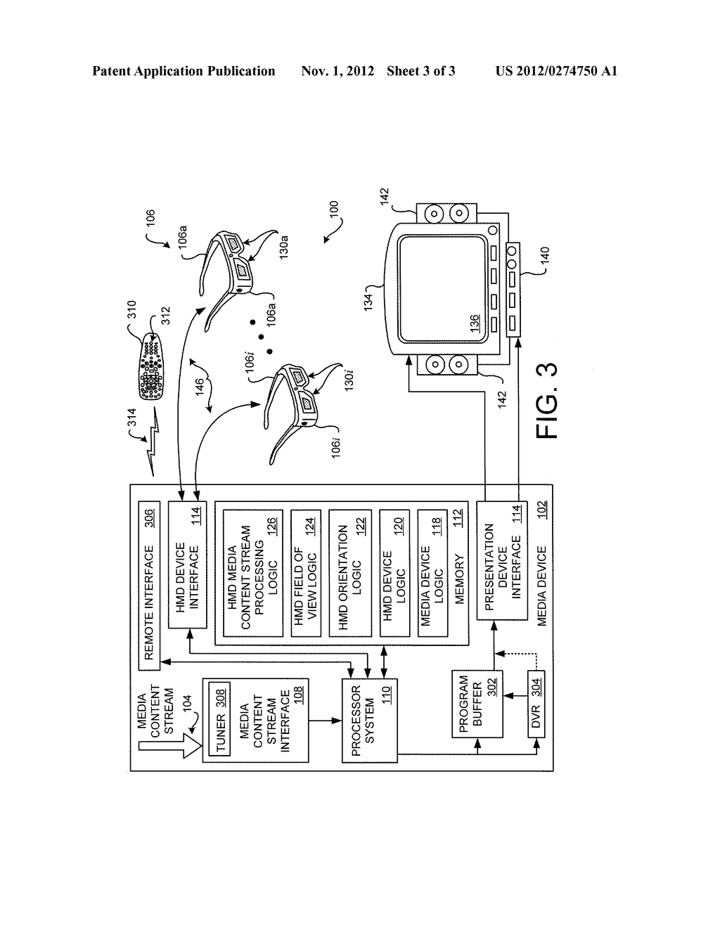 APPARATUS, SYSTEMS AND METHODS FOR SHARED VIEWING EXPERIENCE USING HEAD     MOUNTED DISPLAYS - diagram, schematic, and image 04
