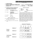 METHOD AND APPARATUS FOR REDUCING INTERFERENCE IN SPACE FREQUENCY BLOCK     CODING COMMUNICATION diagram and image