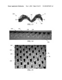 CORRUGATED AND APERTURED WEB diagram and image