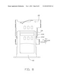 TRAY-TYPE CARD CONNECTOR PREVENTING TRAY FROM FLYING OUT THEREFROM diagram and image