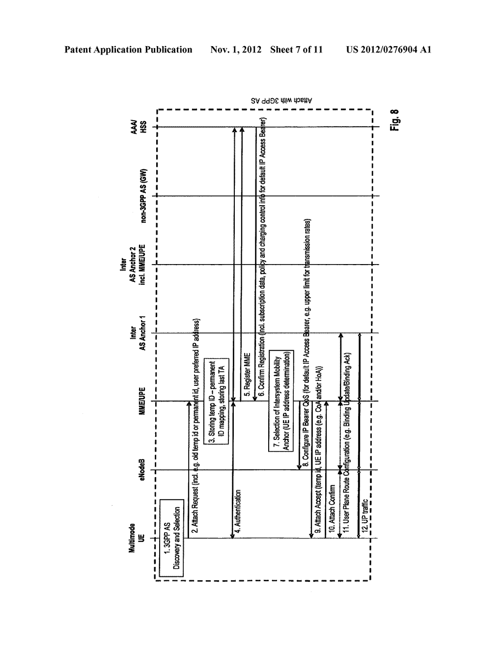 SLEEP-STATE FOR MOBILE TERMINAL AND SERVICE INITIATION FOR MOBILE     TERMINALS IN SLEEP-STATE - diagram, schematic, and image 08