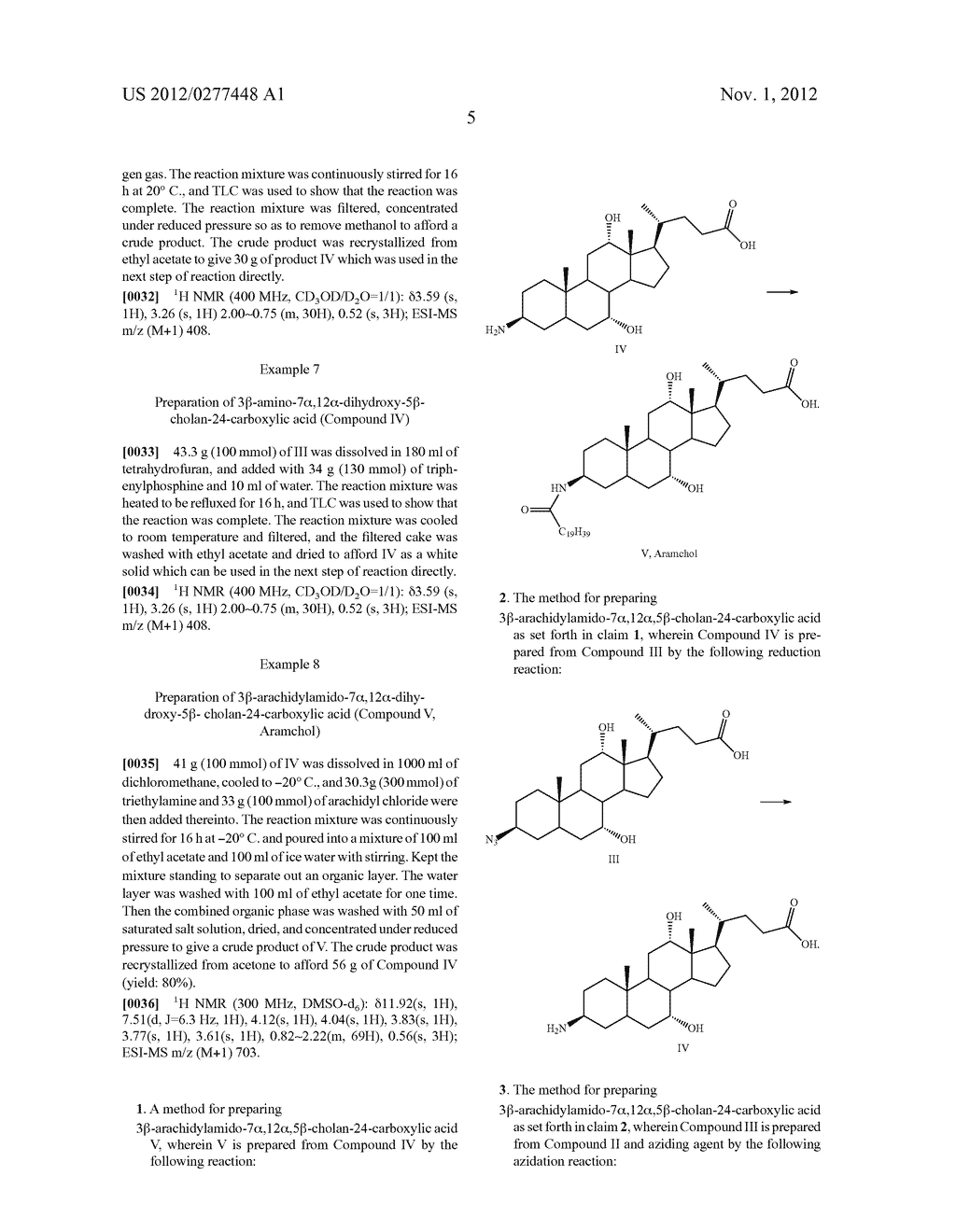 PREPARATION METHOD FOR 3BETA-ARACHIDYLAMIDO-7ALPHA, 12ALPHA,     5BETA-CHOLAN-24-CARBOXYLIC ACID - diagram, schematic, and image 06