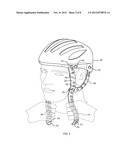 Self-Closing Helmet Strap diagram and image