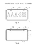 ASSEMBLING FRAME FOR LICENSE PLATE diagram and image