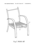 METHOD FOR FASTENING SEAT AND BACKREST SUPPORT OF LEISURE CHAIRS diagram and image