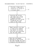 METHOD FOR FASTENING SEAT AND BACKREST SUPPORT OF LEISURE CHAIRS diagram and image