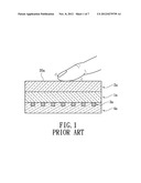 TRANSPARENT CONDUCTIVE STRUCTURE APPLIED TO A TOUCH PANEL AND METHOD OF     MAKING THE SAME diagram and image