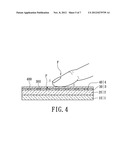 TRANSPARENT CONDUCTIVE STRUCTURE APPLIED TO A TOUCH PANEL AND METHOD OF     MAKING THE SAME diagram and image