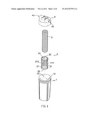 FILTER CARTRIDGE WITH A POSITIONING CYLINDER FOR HOLDING FILTER ELEMENT IN     PLACE diagram and image