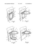 HOLDER FOR BEVERAGE CONTAINER diagram and image