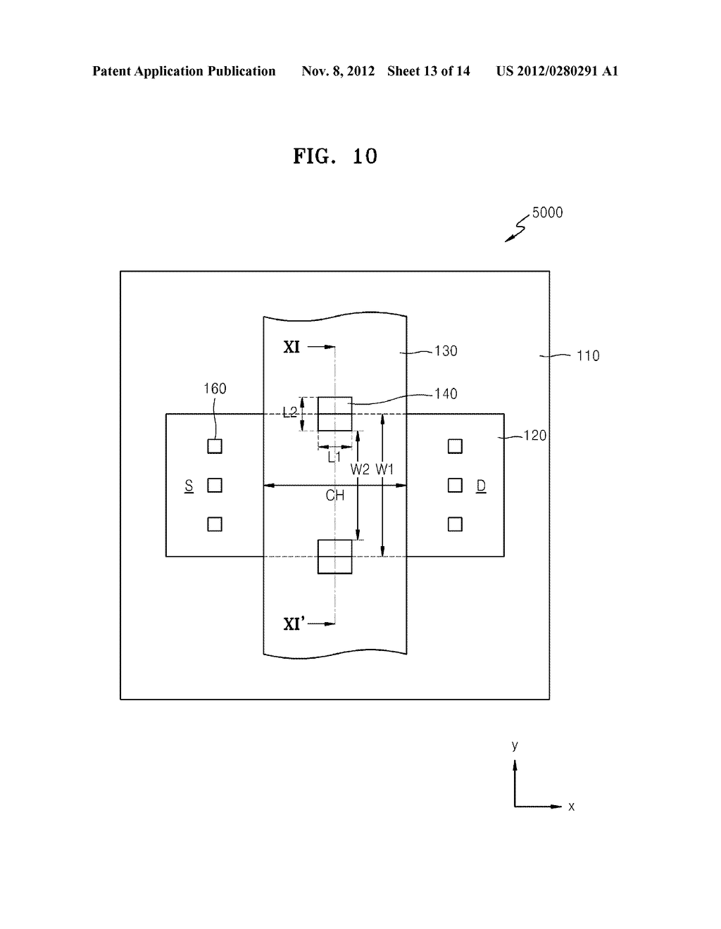 SEMICONDUCTOR DEVICE INCLUDING GATE OPENINGS - diagram, schematic, and image 14