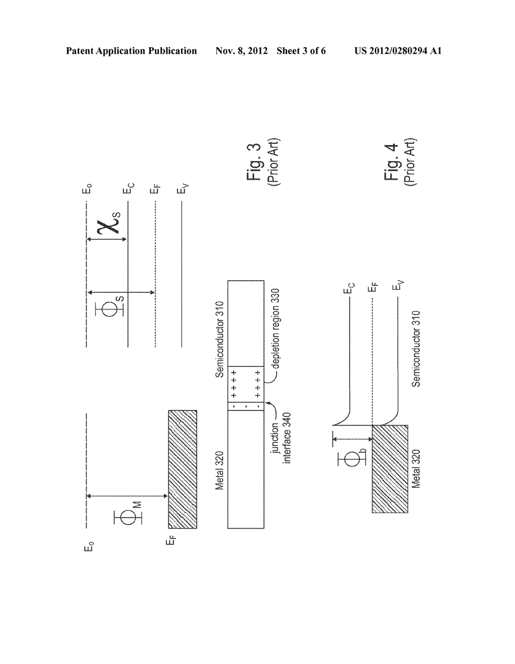 METHOD FOR DEPINNING THE FERMI LEVEL OF A SEMICONDUCTOR AT AN ELECTRICAL     JUNCTION AND DEVICES INCORPORATING SUCH JUNCTIONS - diagram, schematic, and image 04