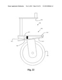 ADJUSTABLE LOAD-BEARING WHEELS AND KITS FOR PATIENT LIFTERS diagram and image