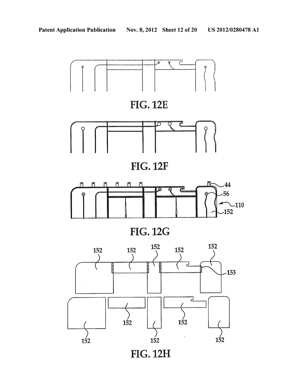 SIDE CURTAIN AIRBAG AND METHOD AND APPARTUS FOR MANUFACTURING A SIDE     CURTAIN AIRBAG - diagram, schematic, and image 13