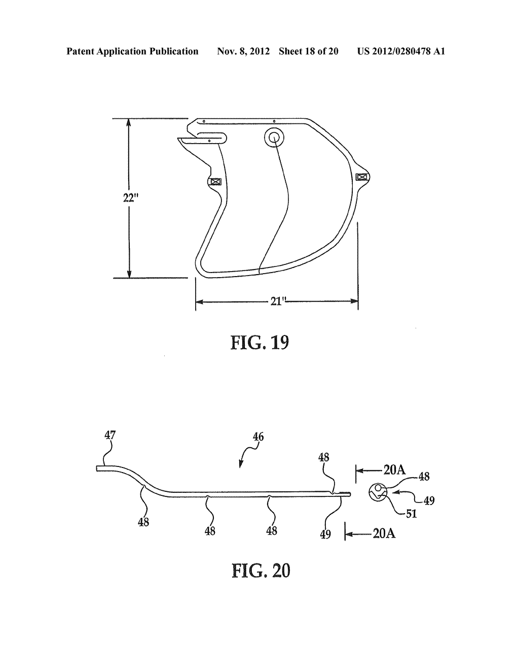 SIDE CURTAIN AIRBAG AND METHOD AND APPARTUS FOR MANUFACTURING A SIDE     CURTAIN AIRBAG - diagram, schematic, and image 19