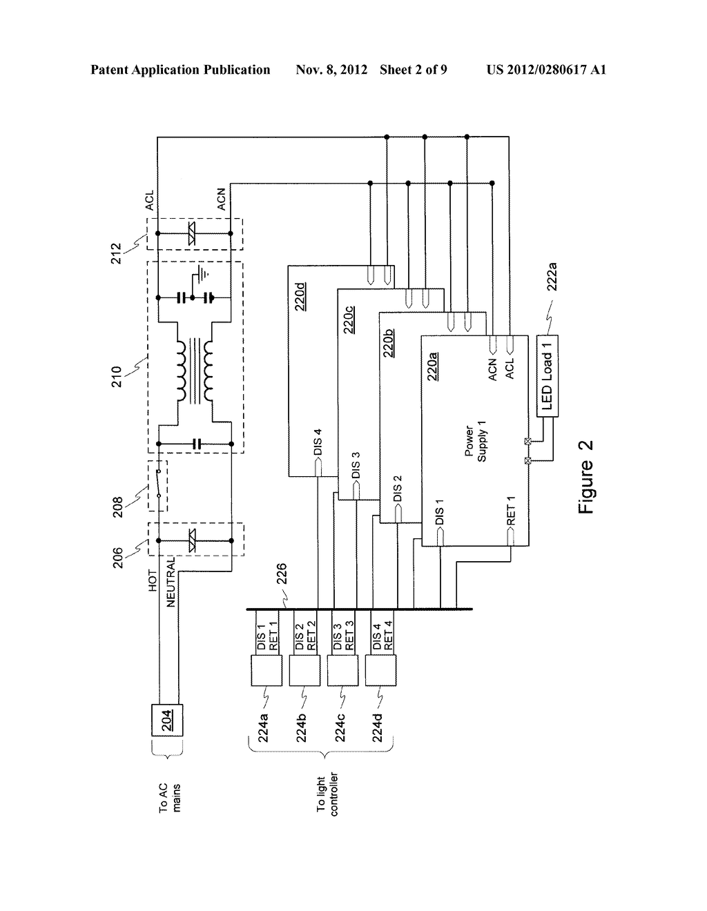 SINGLE-ENDED PRIMARY INDUCTANCE CONVERTER (SEPIC) BASED POWER SUPPLY FOR     DRIVING MULTIPLE STRINGS OF LIGHT EMITTING DIODES (LEDS) IN ROADWAY     LIGHTING FIXTURES - diagram, schematic, and image 03