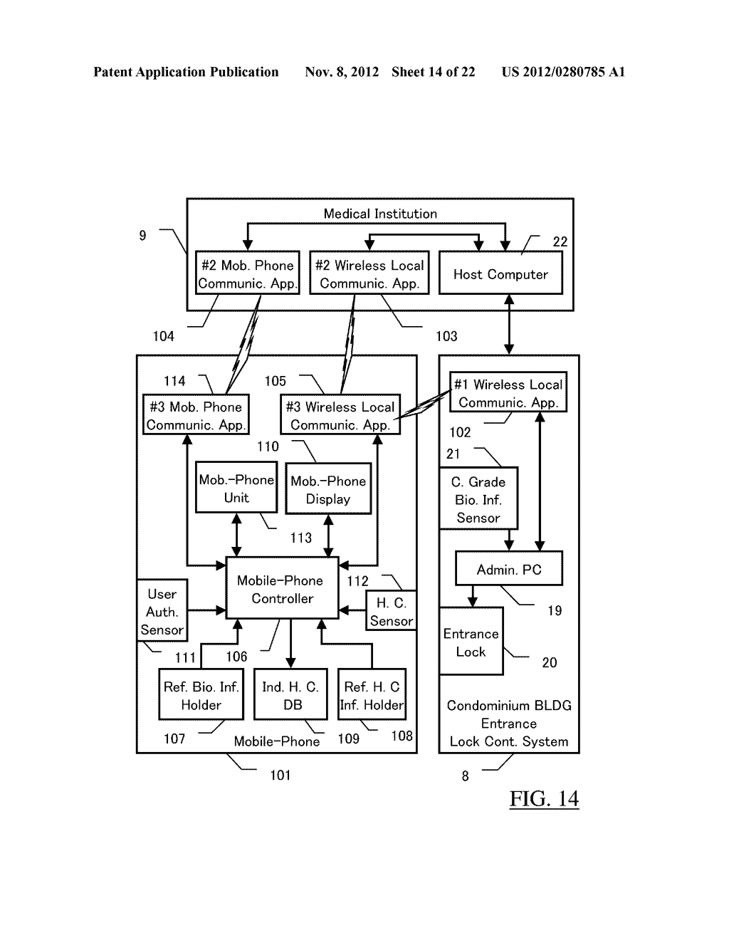 Biometrics System, Biologic Information Storage, and Portable Device - diagram, schematic, and image 15