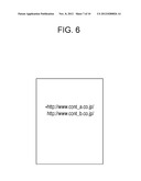 MANAGEMENT APPARATUS FOR MANAGING A CONTENT DISPLAY CHANGE TIME ON A     DISPLAY APPARATUS AND CONTENT INFORMATION TO BE TRANSMITTED TO A TERMINAL diagram and image