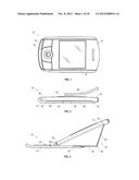 HANDHELD MOBILE COMMUNICATION DEVICE WITH MOVEABLE DISPLAY/COVER MEMBER diagram and image