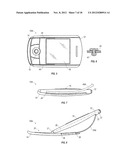 HANDHELD MOBILE COMMUNICATION DEVICE WITH MOVEABLE DISPLAY/COVER MEMBER diagram and image