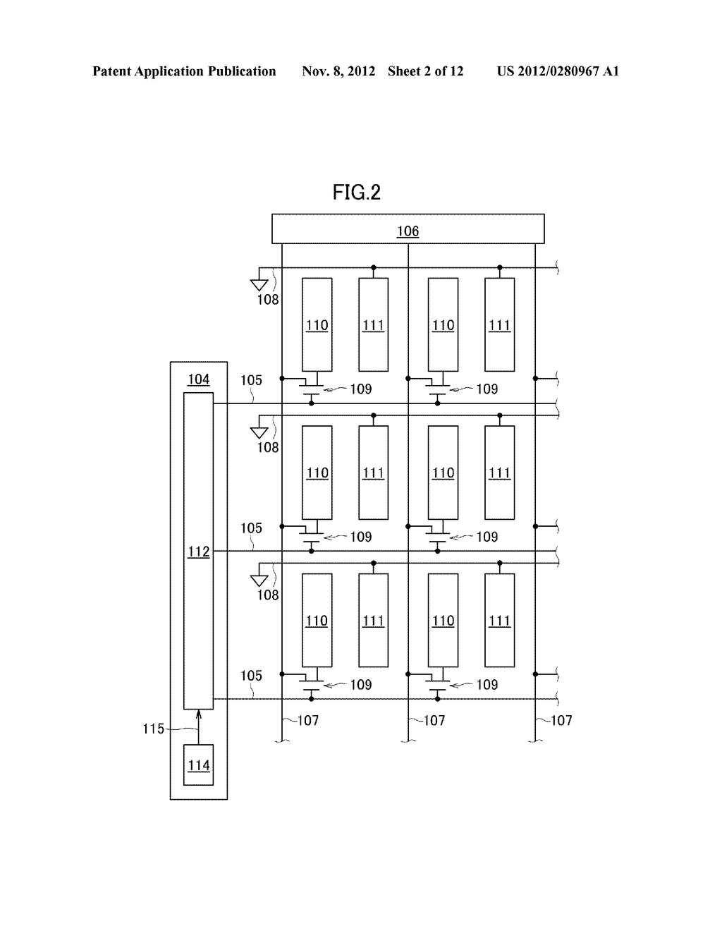 GATE SIGNAL LINE DRIVE CIRCUIT AND DISPLAY DEVICE - diagram, schematic, and image 03
