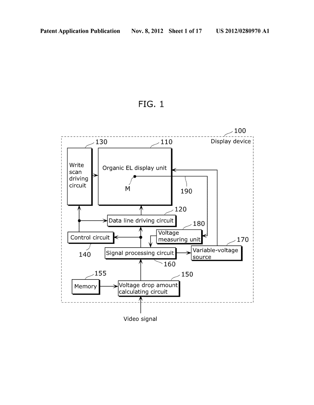 DISPLAY DEVICE AND METHOD FOR DRIVING DISPLAY DEVICE - diagram, schematic, and image 02