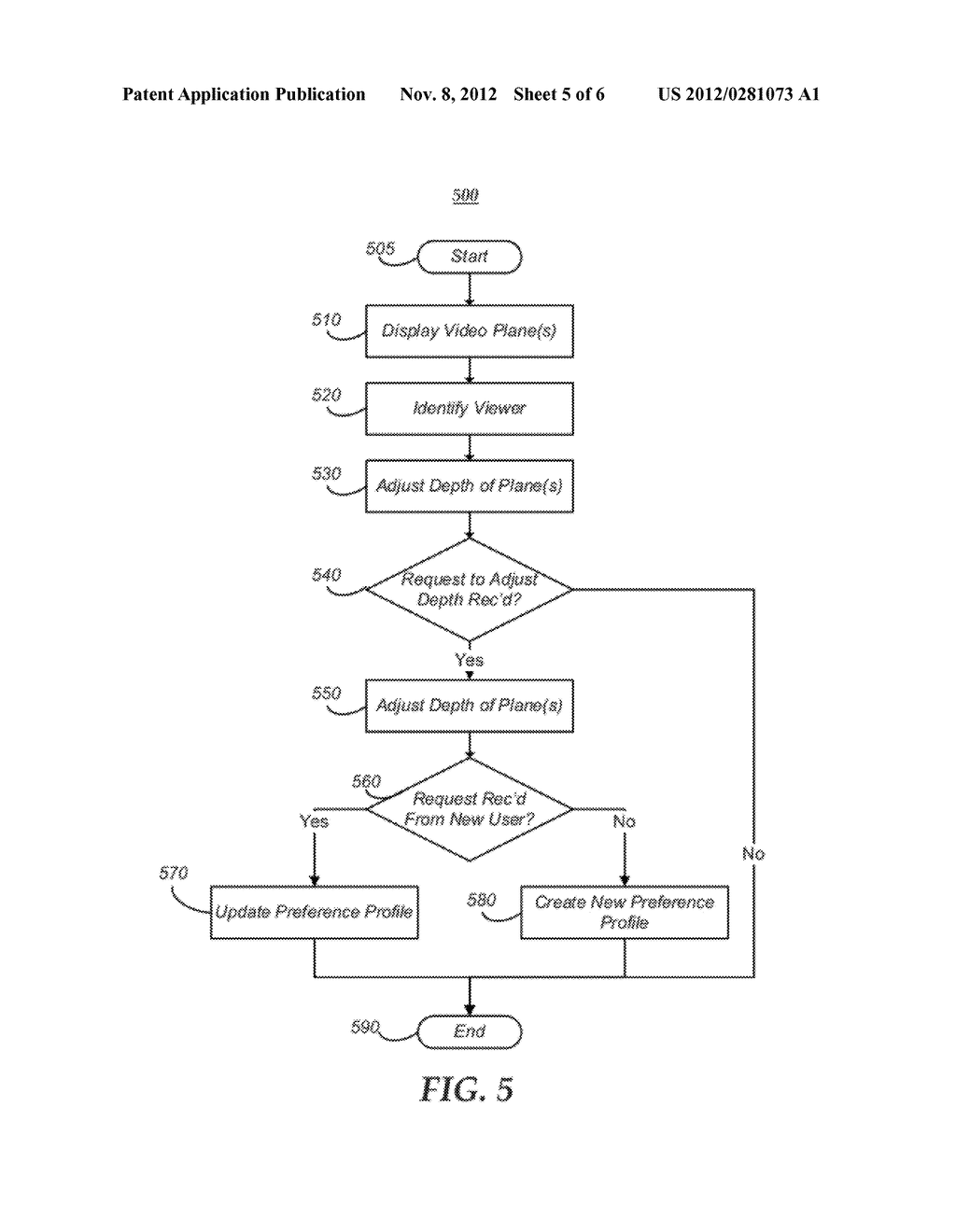 Customization of 3DTV User Interface Position - diagram, schematic, and image 06