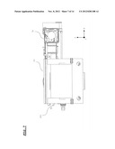 PROJECTION DISPLAY DEVICE HAVING AN OPERATION SECTION FOR DISPLACING A     LENS diagram and image