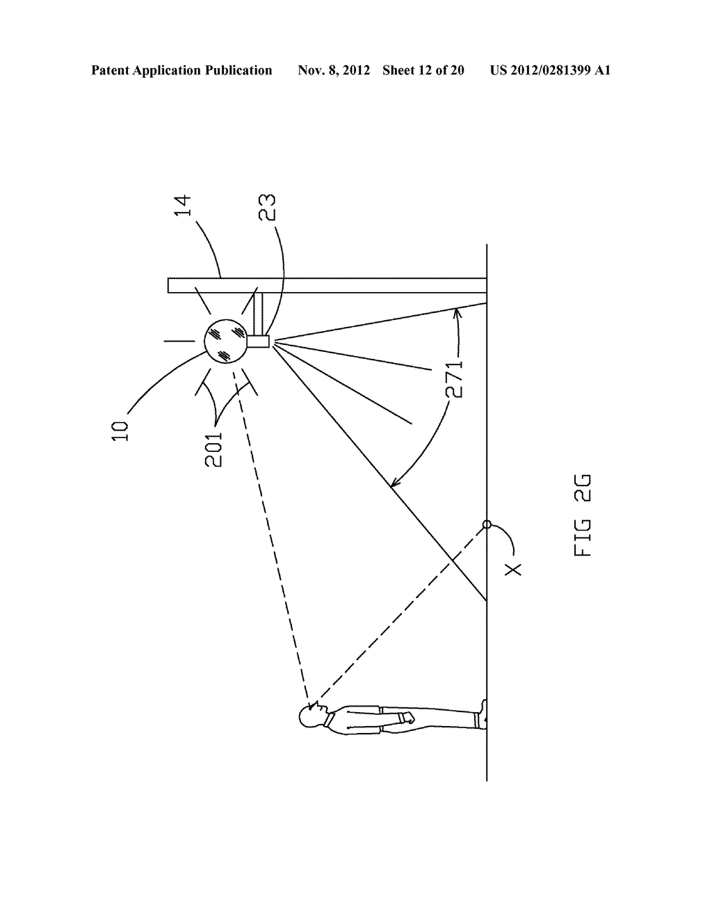 LIGHTING SYSTEM WITH COMBINED DIRECTLY VIEWABLE LUMINOUS OR TRANSMISSIVE     SURFACE AND CONTROLLED AREA ILLUMINATION - diagram, schematic, and image 13