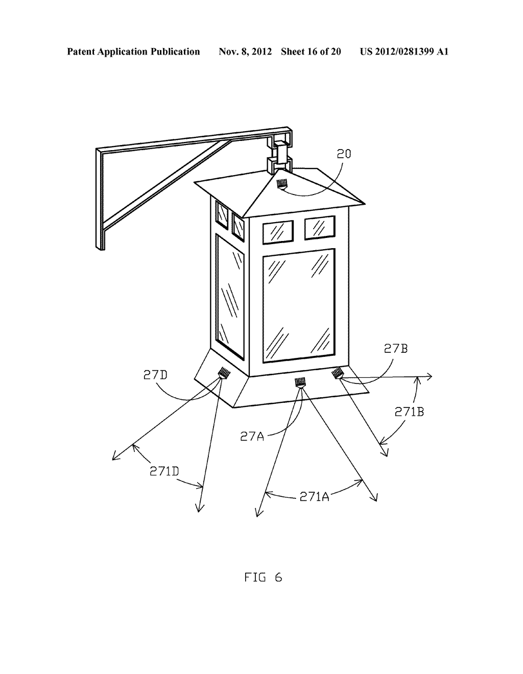 LIGHTING SYSTEM WITH COMBINED DIRECTLY VIEWABLE LUMINOUS OR TRANSMISSIVE     SURFACE AND CONTROLLED AREA ILLUMINATION - diagram, schematic, and image 17