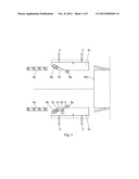 VARIABLE WIDTH CENTRAL ALIGNMENT SYSTEM WITH BLOCKING OF REVERSE AND     FORWARD MOVEMENT OF TRUCKS FOR LOADING BAYS diagram and image