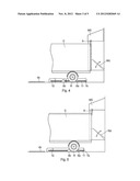 VARIABLE WIDTH CENTRAL ALIGNMENT SYSTEM WITH BLOCKING OF REVERSE AND     FORWARD MOVEMENT OF TRUCKS FOR LOADING BAYS diagram and image