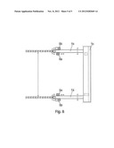 VARIABLE WIDTH CENTRAL ALIGNMENT SYSTEM WITH BLOCKING OF REVERSE AND     FORWARD MOVEMENT OF TRUCKS FOR LOADING BAYS diagram and image