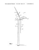 WIND TURBINE BLADE AND METHOD FOR MANUFACTURING A WIND TURBINE BLADE WITH     VORTEX GENERATORS diagram and image