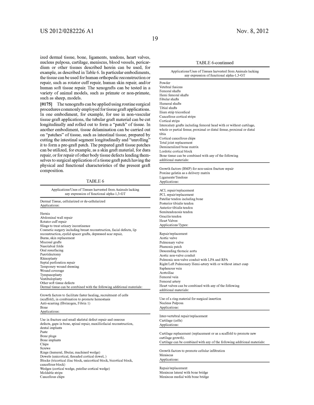 Tissue Products Derived From Animals Lacking Any Expression of Functional     Alpha 1, 3 Galactosyltransferase - diagram, schematic, and image 27