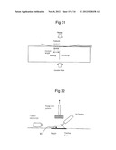 METHOD FOR CONTINUOUS PRINTING OF PRECISION STRUCTURES ON A GLASS RIBBON,     AND GLASS RIBBON THUS OBTAINED diagram and image