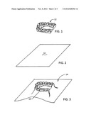 Dental appliance with tension band and method for making diagram and image