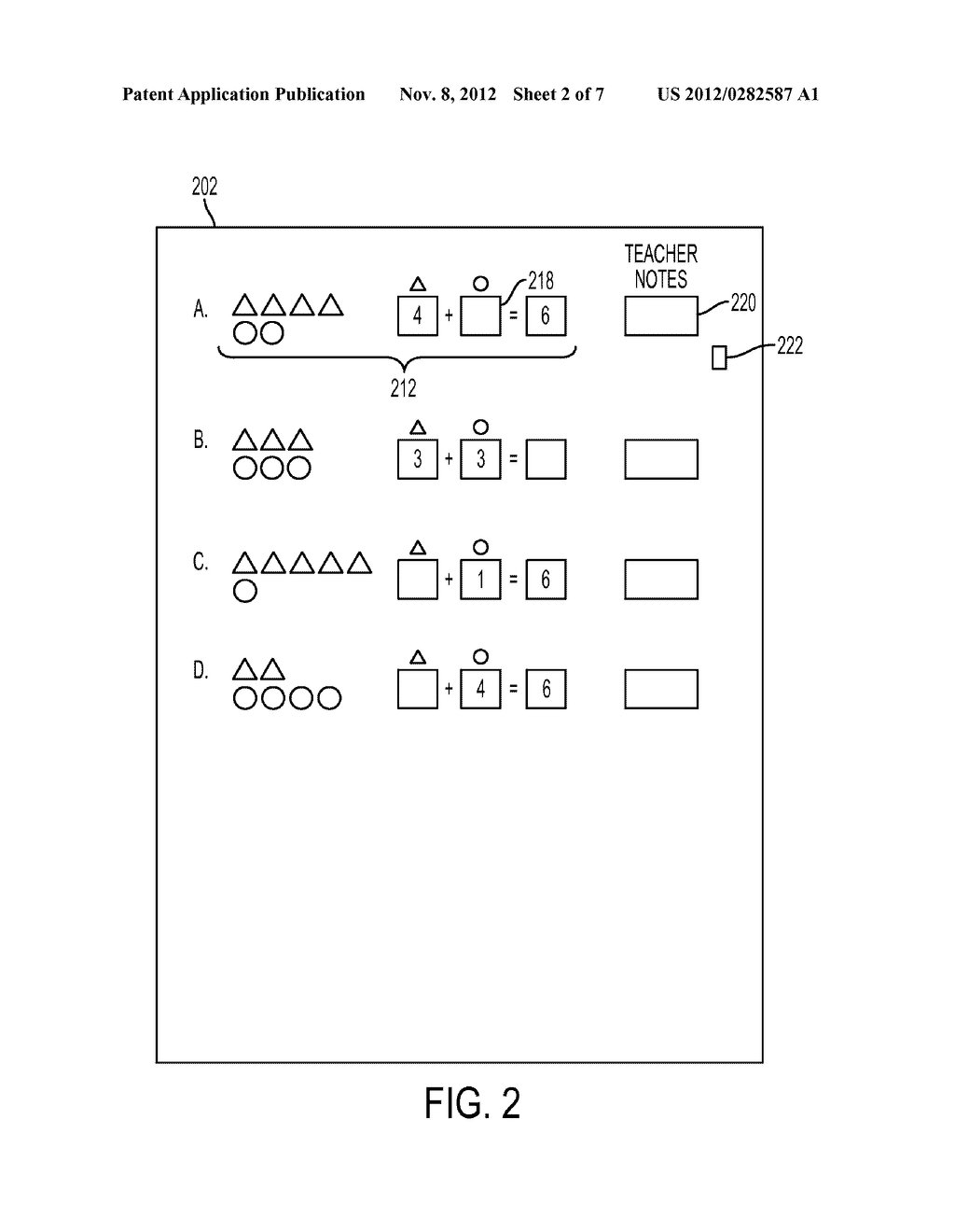 SYSTEM AND METHOD FOR GENERATING AND IMPLEMENTING INDIVIDUALIZED     EDUCATIONAL PRACTICE WORKSHEETS - diagram, schematic, and image 03