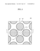 SEMICONDUCTOR DEVICE HAVING CAPACITORS FIXED TO SUPPORT PATTERNS AND     METHOD FOR MANUFACTURING THE SAME diagram and image