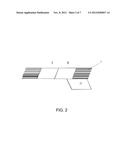 Adhesive tape for jacketing elongate material such as especially cable     looms and jacketing method diagram and image