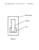 Adhesive tape for jacketing elongate material such as especially cable     looms and jacketing method diagram and image