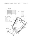 Cellphone managed Hearing Eyeglasses diagram and image