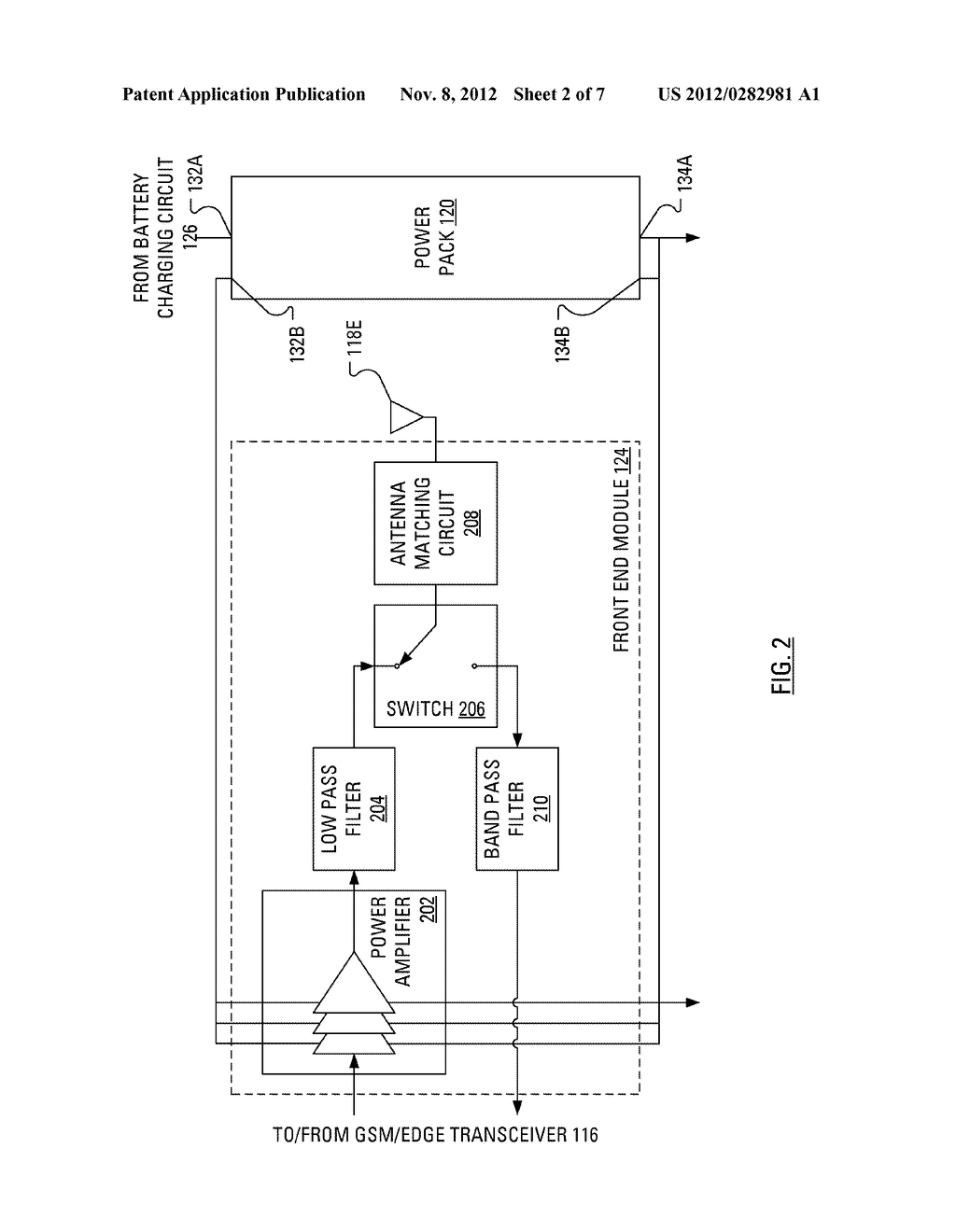 MOBILE COMMUNICATION DEVICE EMPLOYING POWER PACK WITH MULTIPLE PAIRS OF     TAPS - diagram, schematic, and image 03