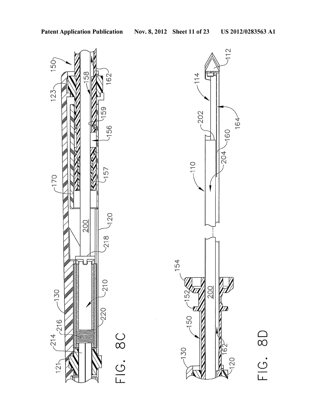 BIOPSY DEVICE WITH MANIFOLD ALIGNMENT FEATURE AND TISSUE SENSOR - diagram, schematic, and image 12