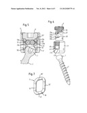 DYNAMIC STABILIZATION DEVICE FOR BONES OR VERTEBRAE diagram and image