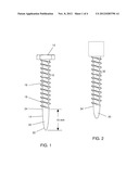 SELF GUIDING SURGICAL BONE FIXATION SCREW diagram and image