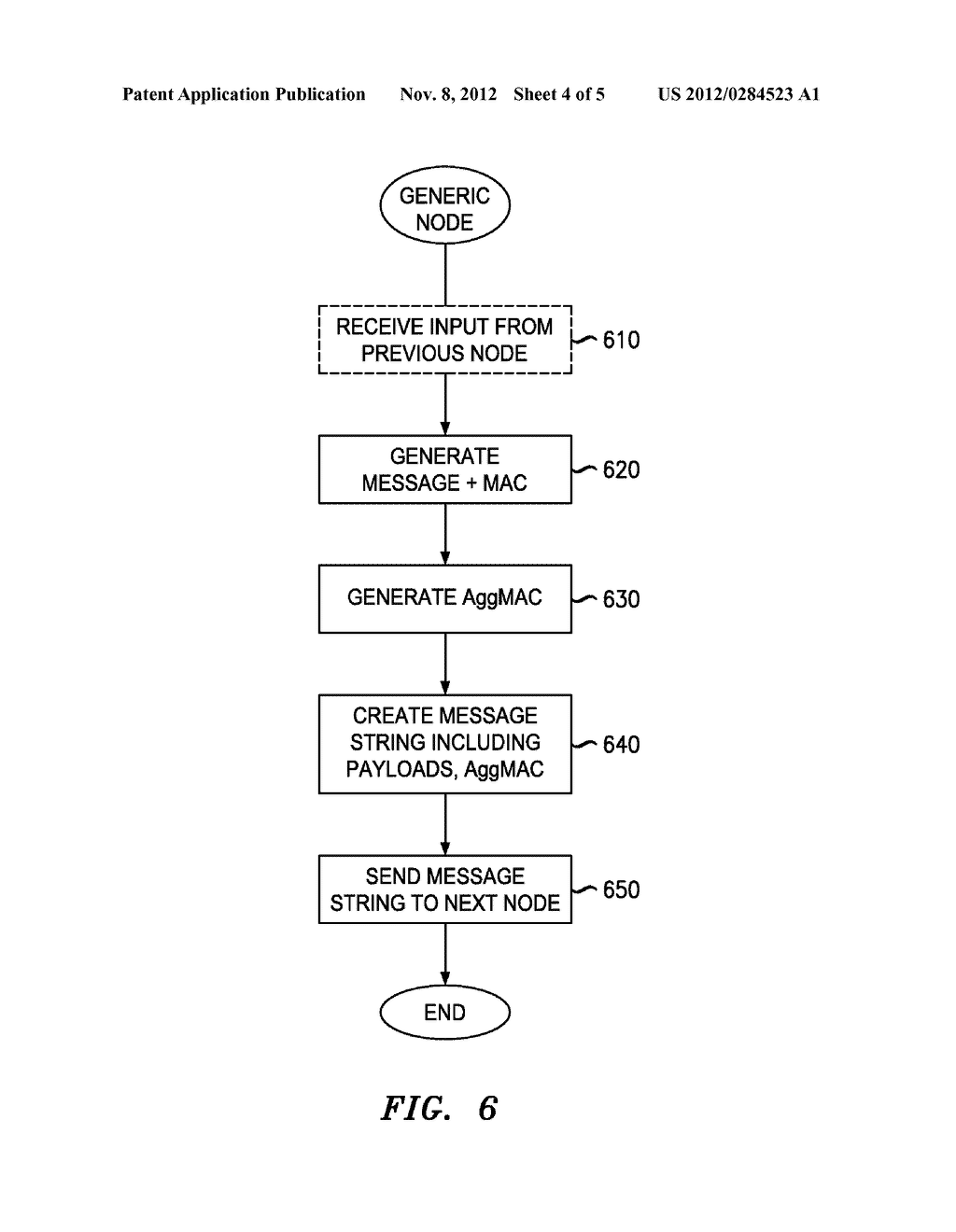 MAC Aggregation Resilient To Denial-Of-Service Attacks For Use In A     Multi-Node Data Network - diagram, schematic, and image 05