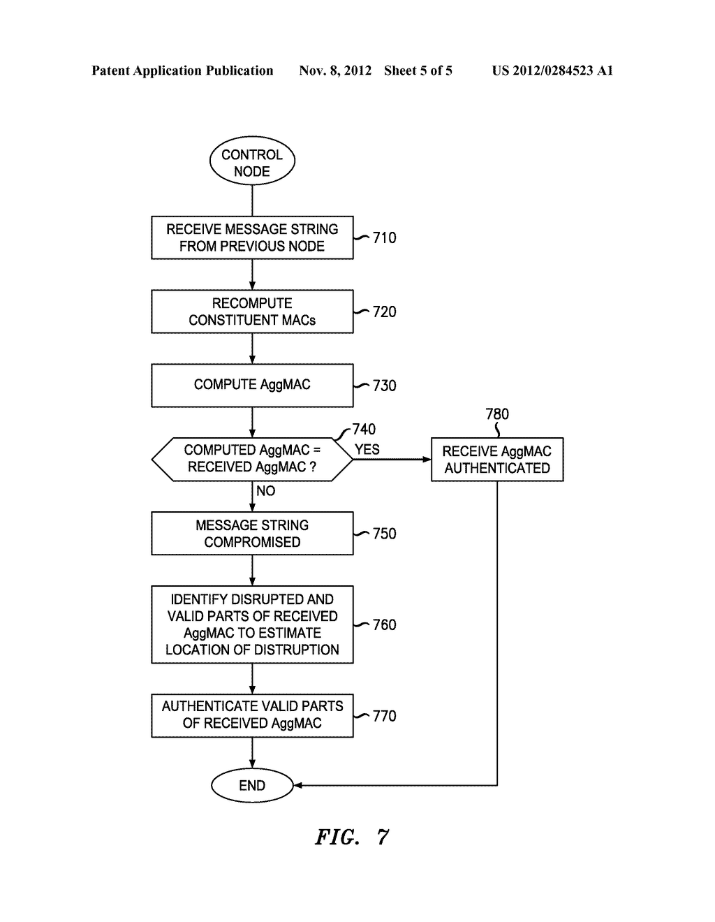 MAC Aggregation Resilient To Denial-Of-Service Attacks For Use In A     Multi-Node Data Network - diagram, schematic, and image 06
