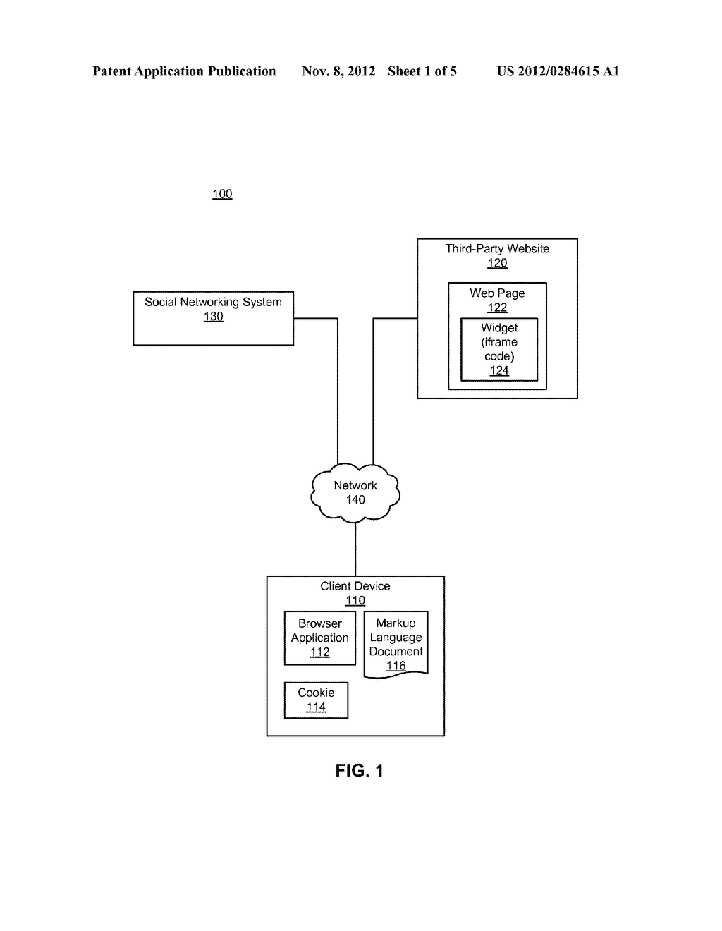 PERSONALIZING A WEB PAGE OUTSIDE OF A SOCIAL NETWORKING SYSTEM WITH     CONTENT FROM THE SOCIAL NETWORKING SYSTEM SELECTED BASED ON GLOBAL     INFORMATION - diagram, schematic, and image 02