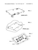 Sheet discreetly adapted for temporary but secure anchoring to ground diagram and image